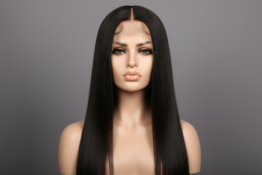 BONE STRAIGHT, 100 % Pure Virgin Human Hair 20" 13 X 6 Wig